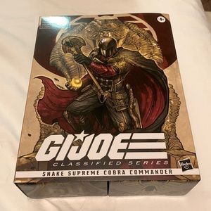 Hasbro G.I. Joe Classified Series Snake Supreme Cobra Commander w/ Box COMPLETE